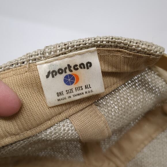 Ford New Holland Ontario OR Snapback Rope Hat Beige One Size Sportcap - Picture 9 of 9